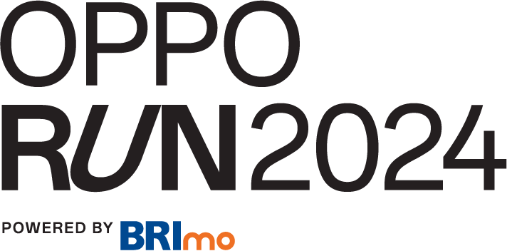 OPPO Run 2024 with BRIMO Logo