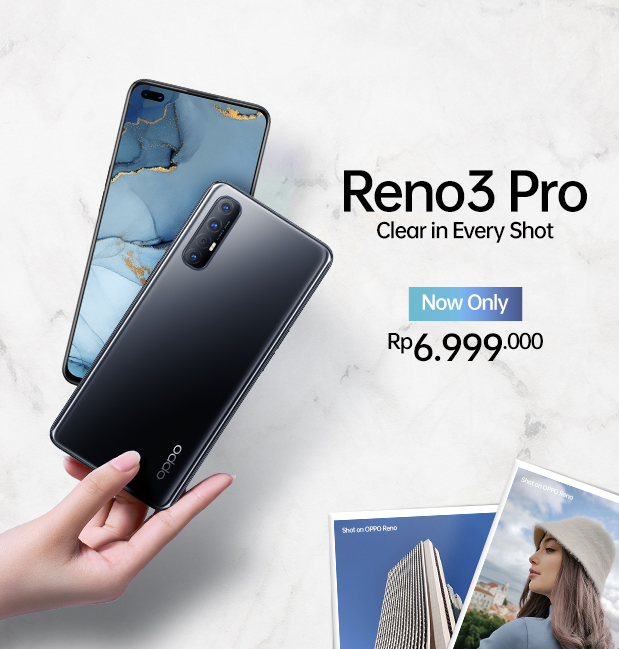 OPPO Reno3 Clear in Every Shot